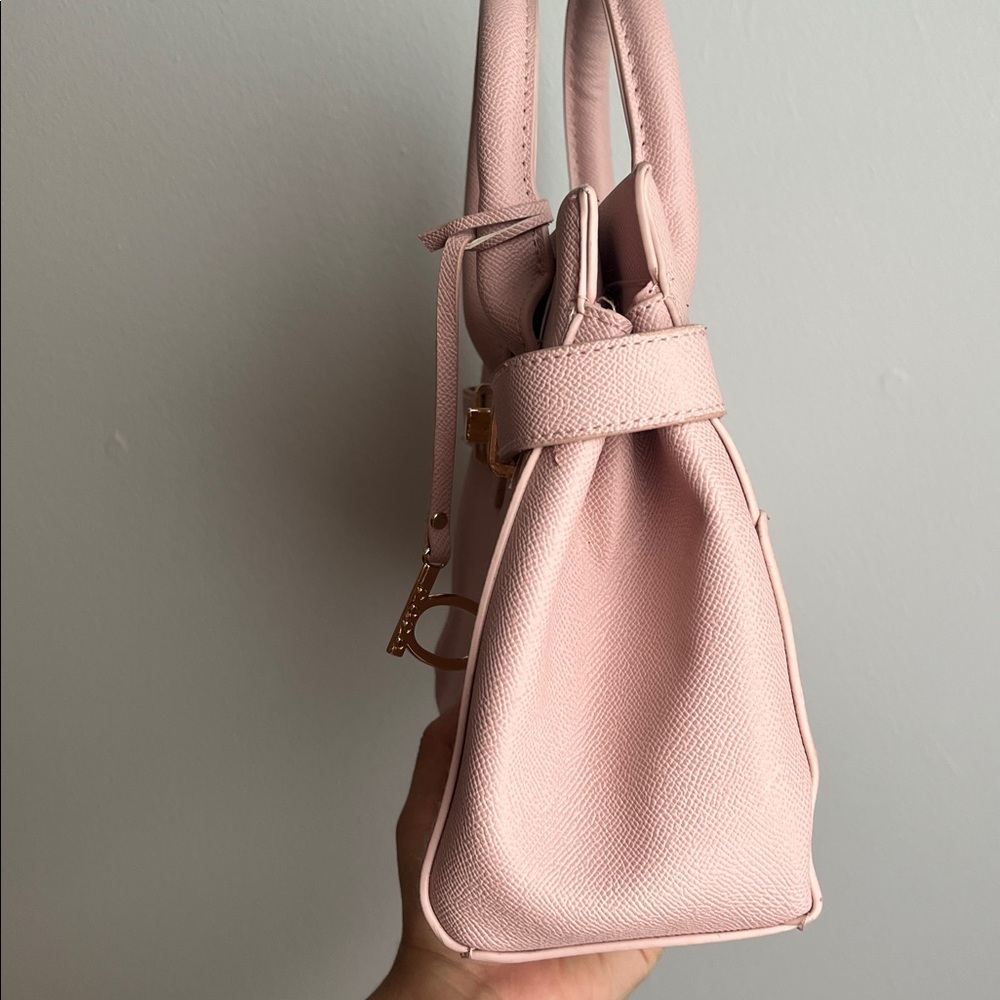 Bebe Blush Satchel with Gold Accents - Picture 8 of 10